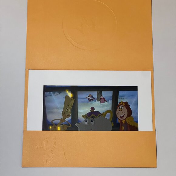Beauty and the Beast Set of 4 Lithographs Disney Store 2002 - Picture 11 of 16